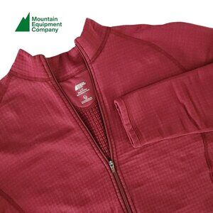 MOUNTAIN EQUIPMENT CO-OP Women's Polartec Zip Neck Pullover red large (large)